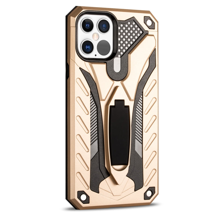 For iPhone 12 Pro Max Shockproof TPU + PC Protective Case with Holder
