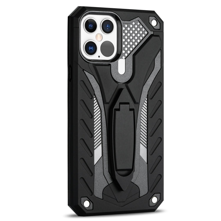 For iPhone 12 Pro Max Shockproof TPU + PC Protective Case with Holder
