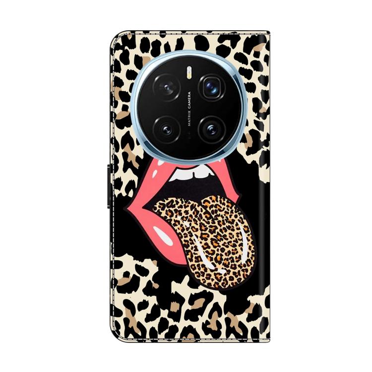 For Honor Magic7 Pro Crystal-Like Painted Vegan Leather Phone Case
