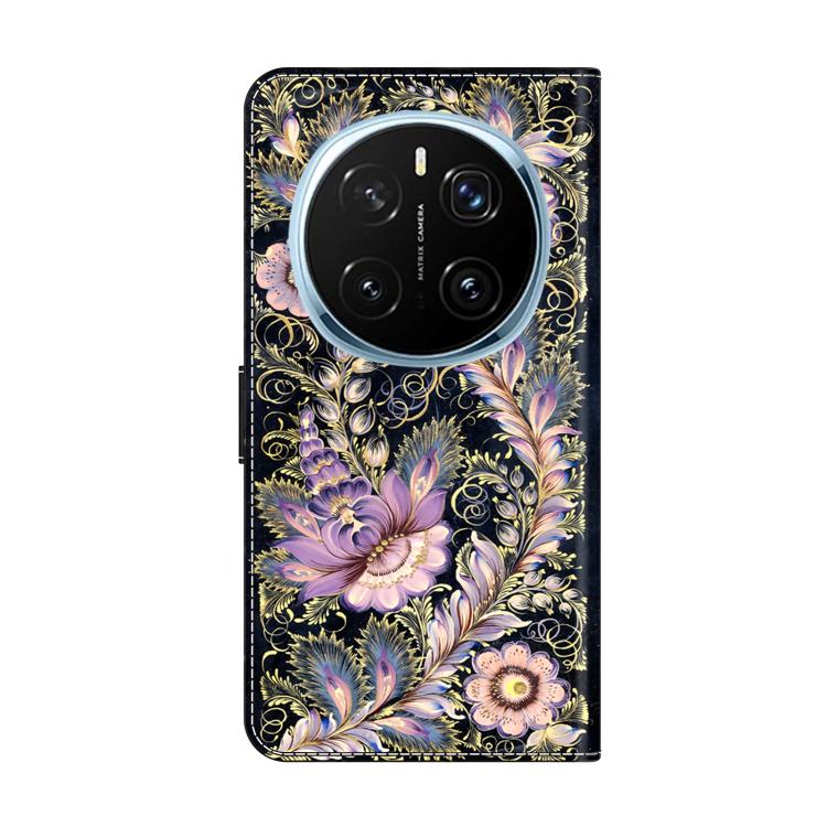 For Honor Magic7 Pro Crystal-Like Painted Vegan Leather Phone Case