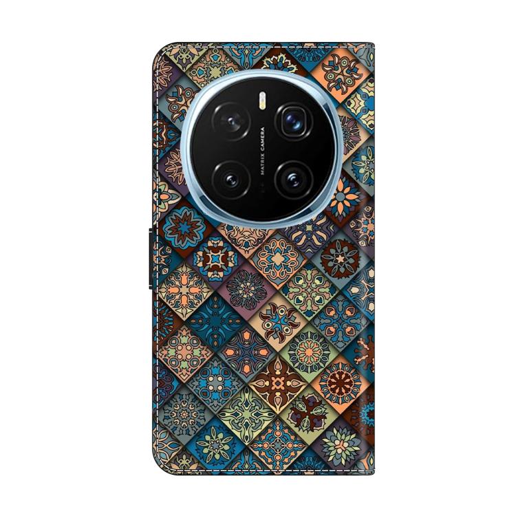 For Honor Magic7 Pro Crystal-Like Painted Vegan Leather Phone Case