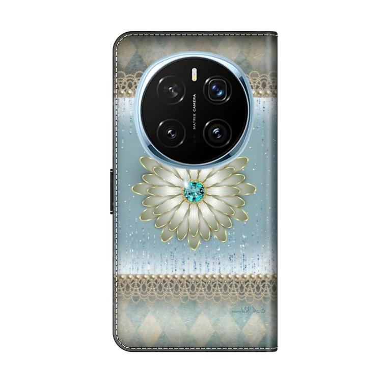 For Honor Magic7 Pro Crystal-Like Painted Vegan Leather Phone Case