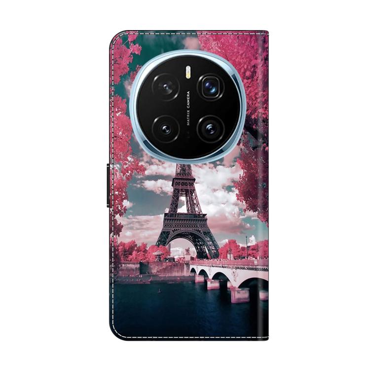 For Honor Magic7 Pro Crystal-Like Painted Vegan Leather Phone Case