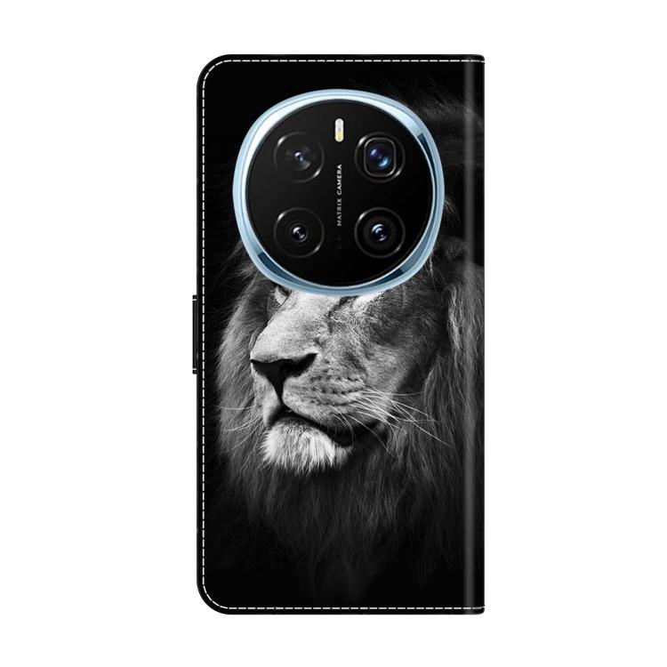 For Honor Magic7 Pro Crystal-Like Painted Vegan Leather Phone Case
