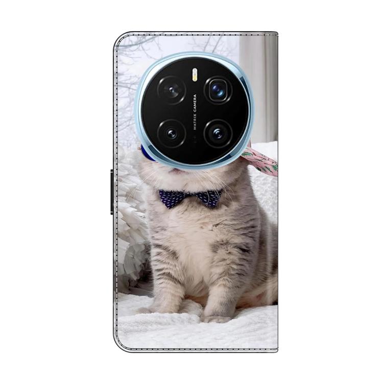 For Honor Magic7 Pro Crystal-Like Painted Vegan Leather Phone Case
