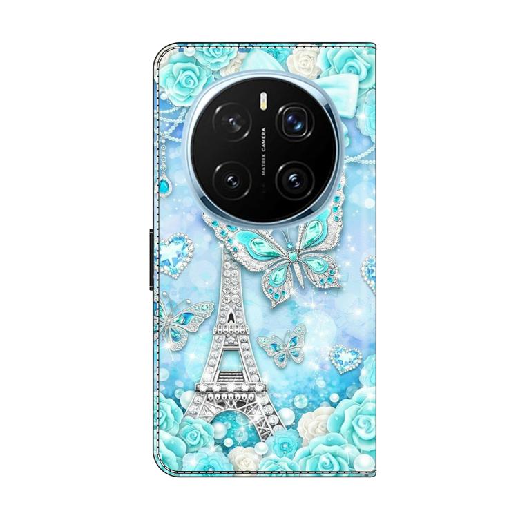 For Honor Magic7 Pro Crystal-Like Painted Vegan Leather Phone Case