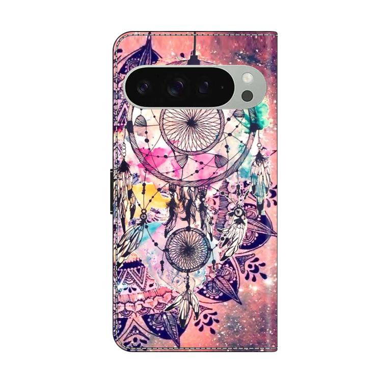 For Google Pixel 9 Pro Crystal-Like Painted Vegan Leather Phone Case