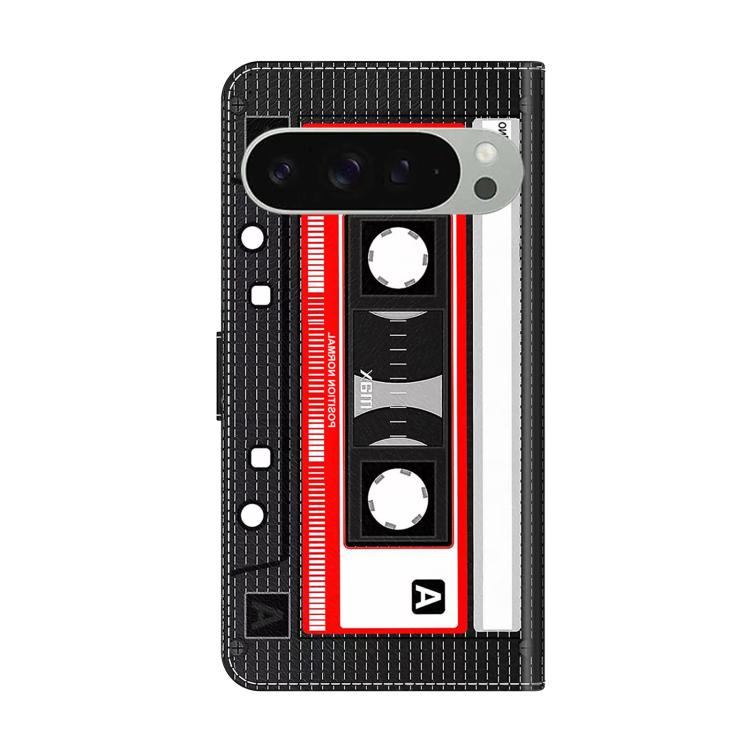 For Google Pixel 9 Pro Crystal-Like Painted Vegan Leather Phone Case