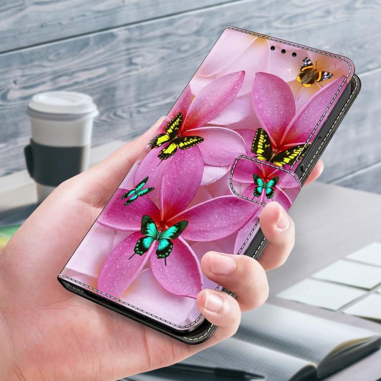 For Google Pixel 9 Pro Crystal-Like Painted Vegan Leather Phone Case