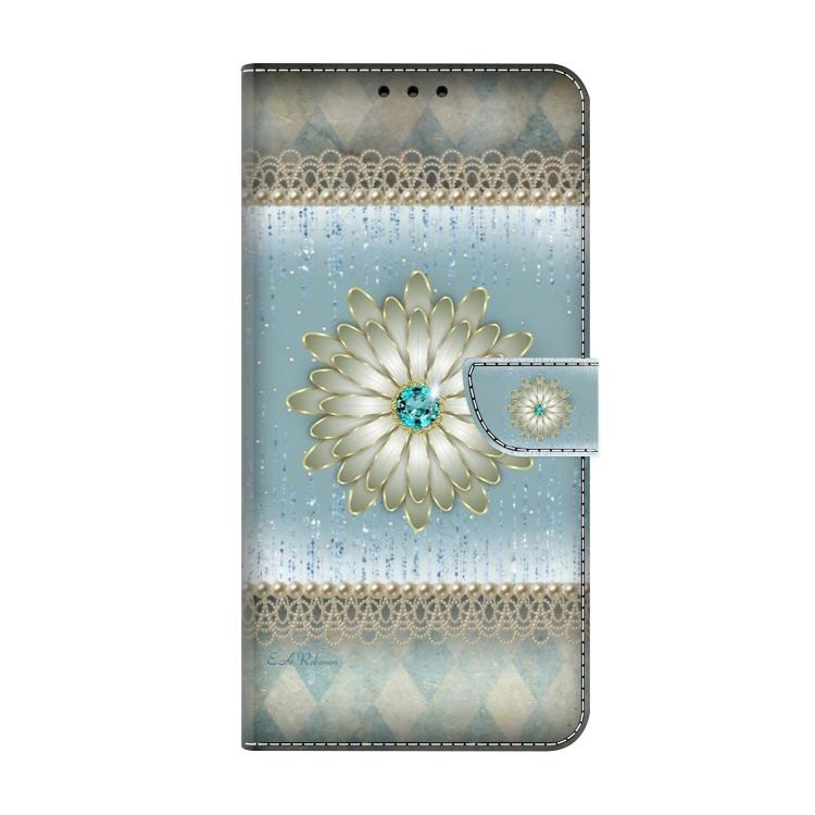 For Google Pixel 9 Pro Crystal-Like Painted Vegan Leather Phone Case