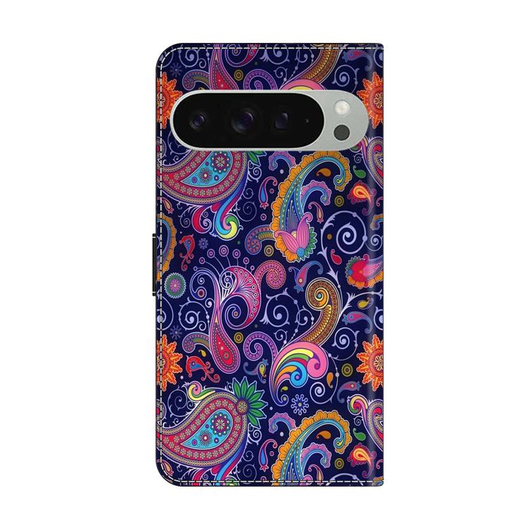 For Google Pixel 9 Pro Crystal-Like Painted Vegan Leather Phone Case