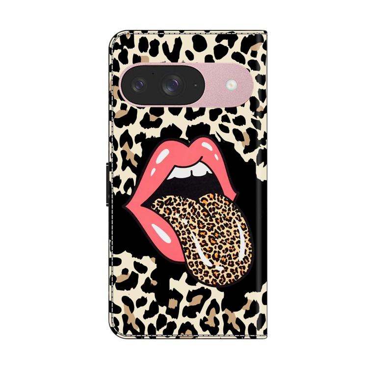 For Google Pixel 9 Crystal-Like Painted Vegan Leather Phone Case