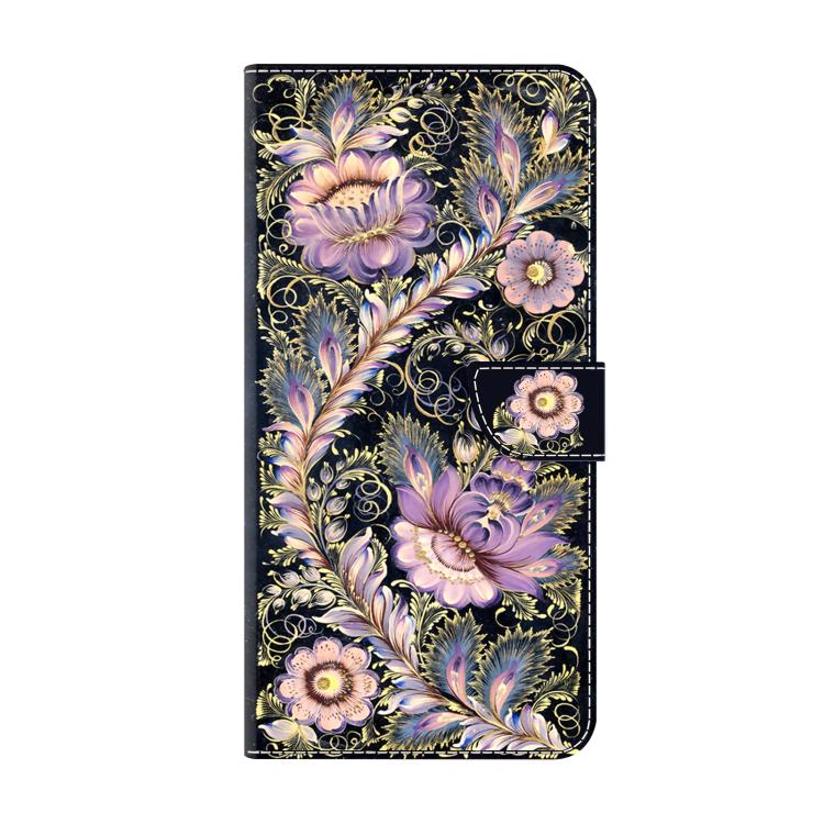 For Google Pixel 9 Crystal-Like Painted Vegan Leather Phone Case