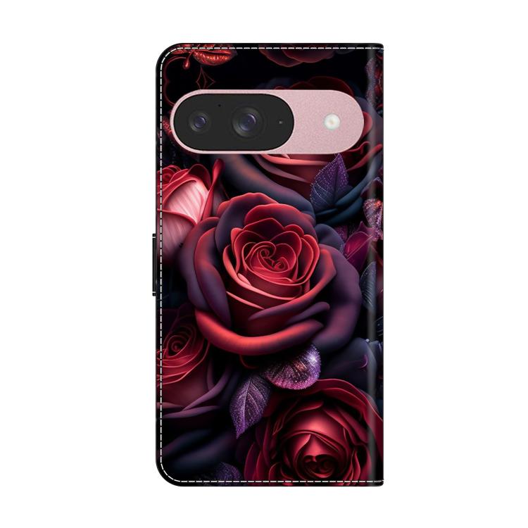 For Google Pixel 9 Crystal-Like Painted Vegan Leather Phone Case