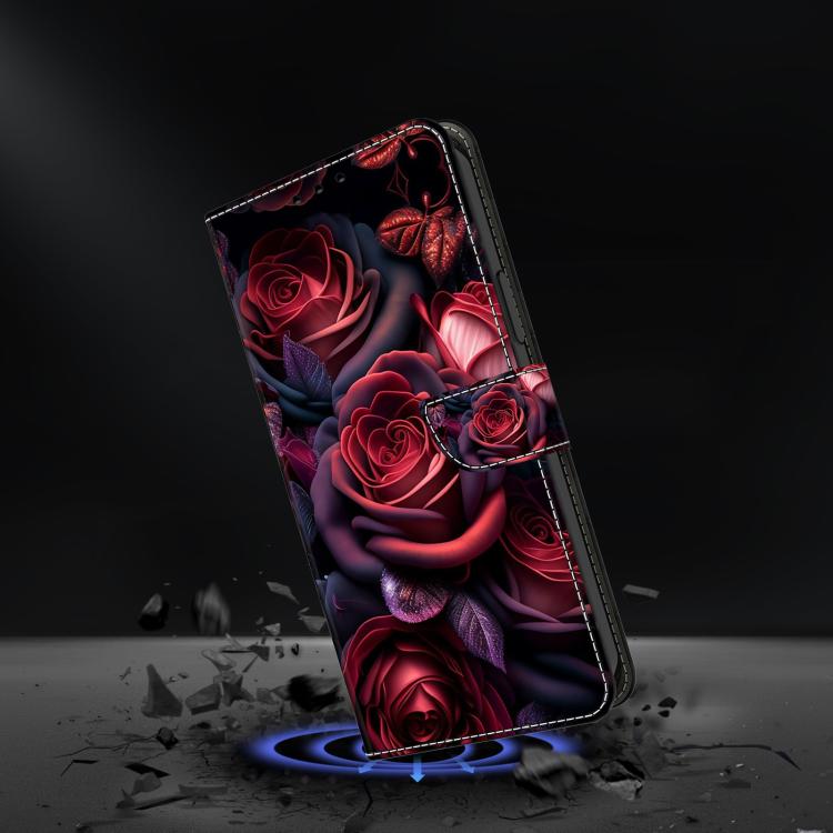 For Google Pixel 9 Crystal-Like Painted Vegan Leather Phone Case