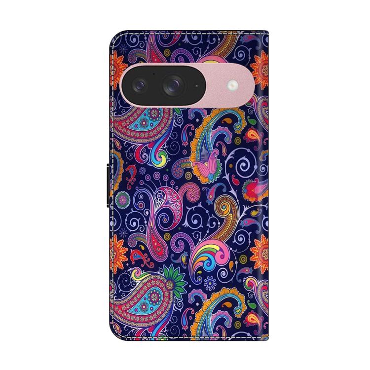 For Google Pixel 9 Crystal-Like Painted Vegan Leather Phone Case