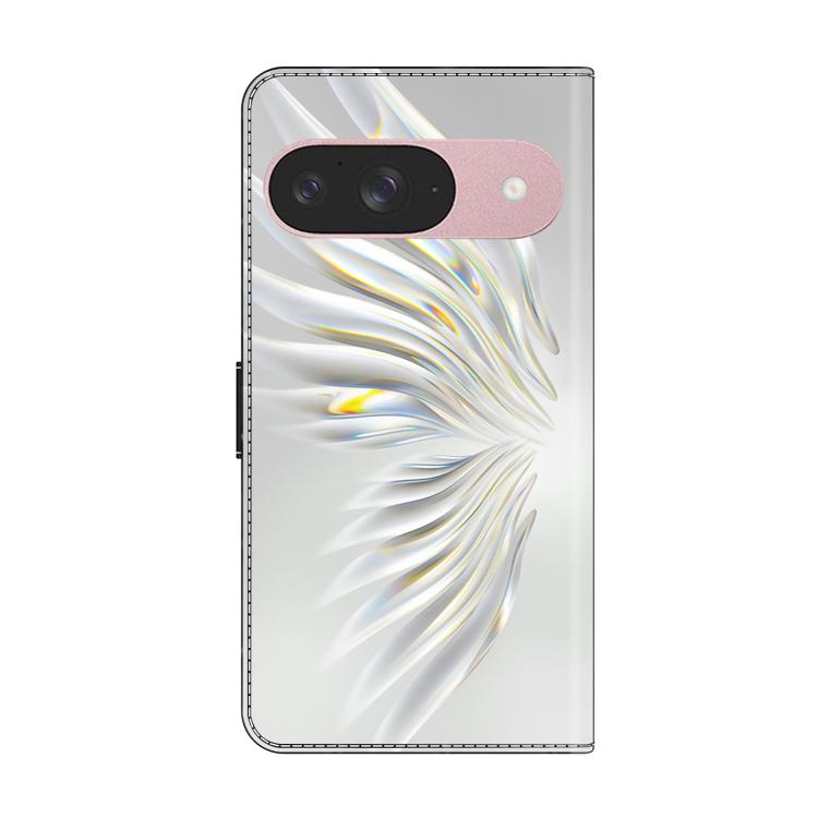 For Google Pixel 9 Crystal-Like Painted Vegan Leather Phone Case