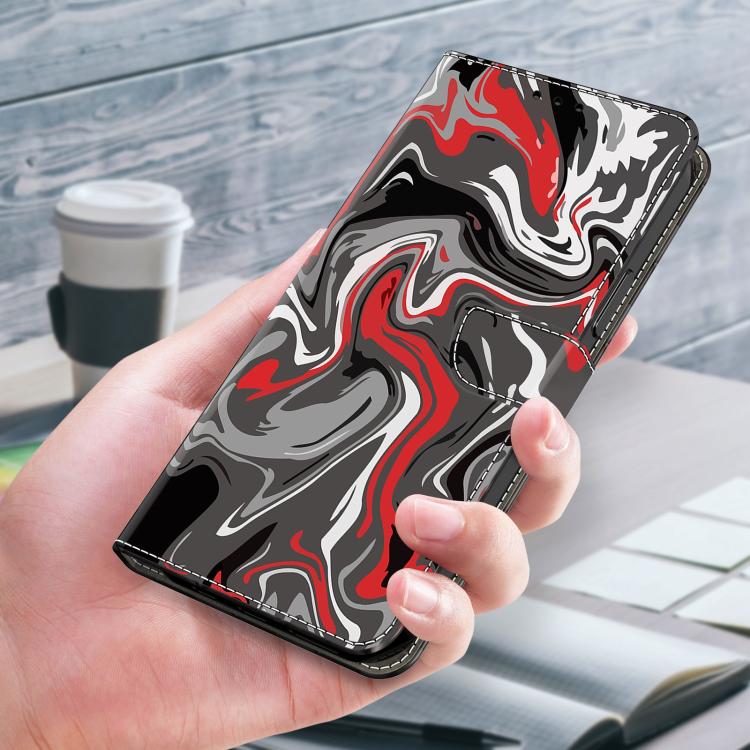 For Google Pixel 9 Crystal-Like Painted Vegan Leather Phone Case