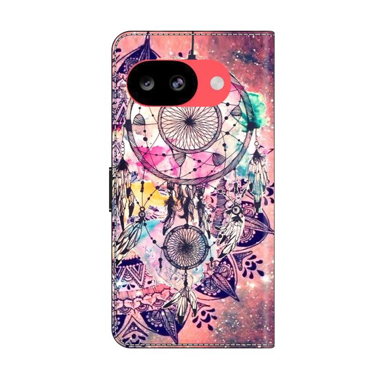 For Google Pixel 10a Crystal-Like Painted Vegan Leather Phone Case