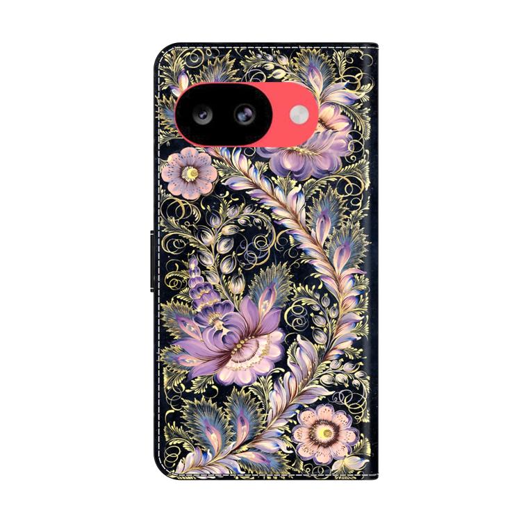 For Google Pixel 10a Crystal-Like Painted Vegan Leather Phone Case