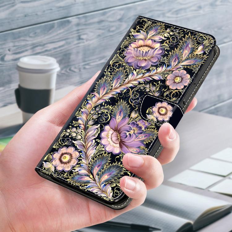 For Google Pixel 10a Crystal-Like Painted Vegan Leather Phone Case