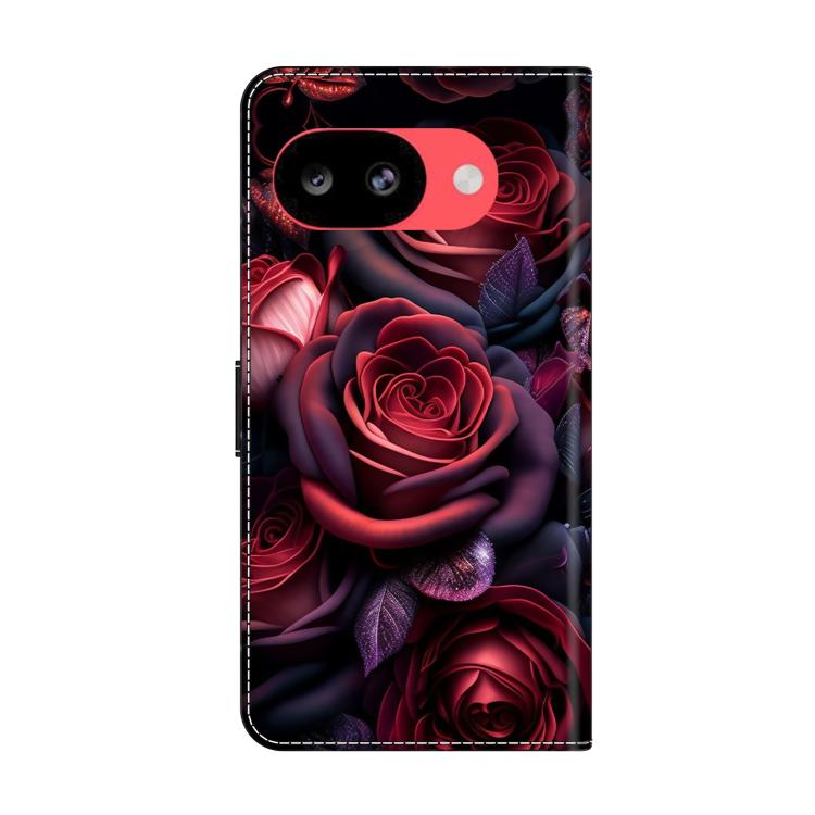 For Google Pixel 10a Crystal-Like Painted Vegan Leather Phone Case