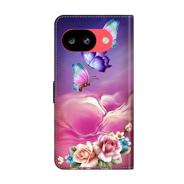 For Google Pixel 10a Crystal-Like Painted Vegan Leather Phone Case
