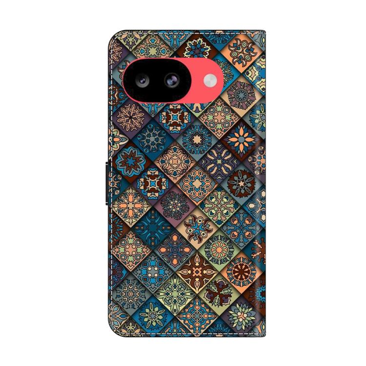 For Google Pixel 10a Crystal-Like Painted Vegan Leather Phone Case