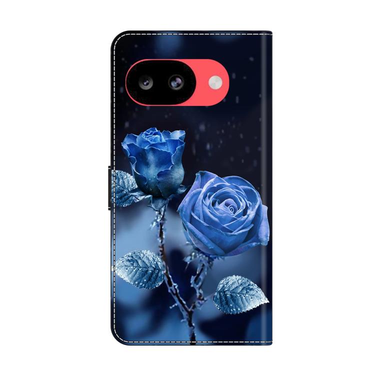 For Google Pixel 10a Crystal-Like Painted Vegan Leather Phone Case