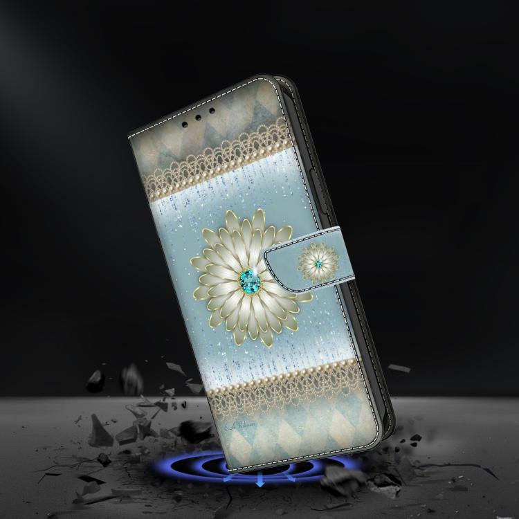 For Google Pixel 10a Crystal-Like Painted Vegan Leather Phone Case