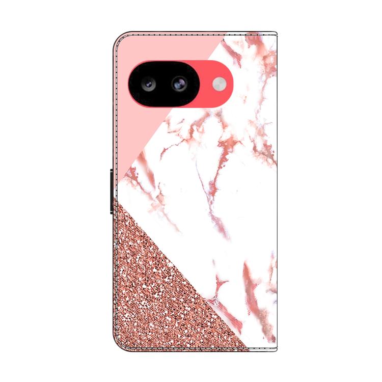 For Google Pixel 10a Crystal-Like Painted Vegan Leather Phone Case