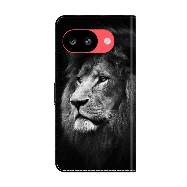 For Google Pixel 10a Crystal-Like Painted Vegan Leather Phone Case