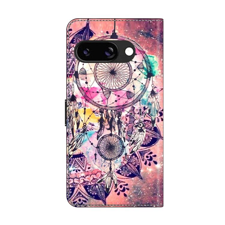 For Google Pixel 9a Crystal-Like Painted Vegan Leather Phone Case
