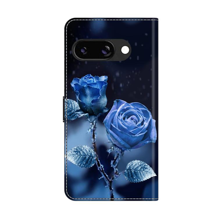 For Google Pixel 9a Crystal-Like Painted Vegan Leather Phone Case