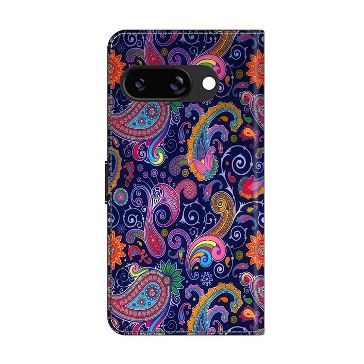 For Google Pixel 9a Crystal-Like Painted Vegan Leather Phone Case