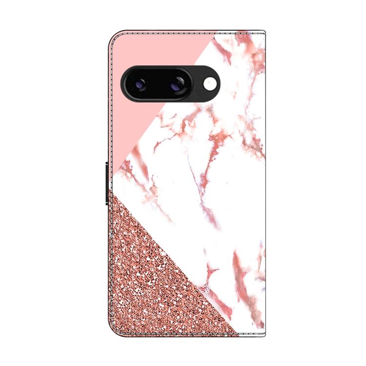 For Google Pixel 9a Crystal-Like Painted Vegan Leather Phone Case