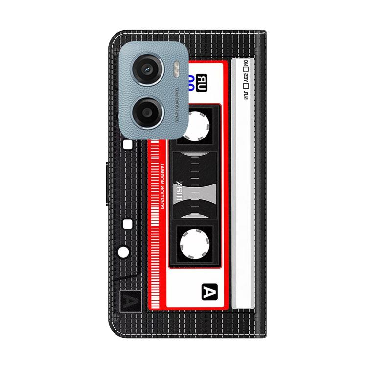 For Motorola Moto E15 / G15 / G05 Crystal-Like Painted Vegan Leather Phone Case