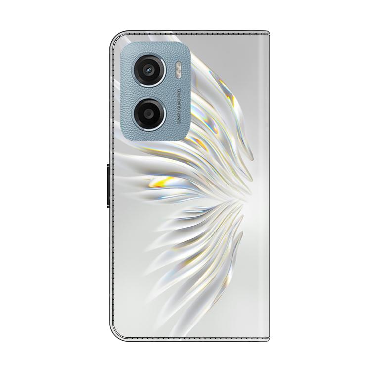 For Motorola Moto E15 / G15 / G05 Crystal-Like Painted Vegan Leather Phone Case