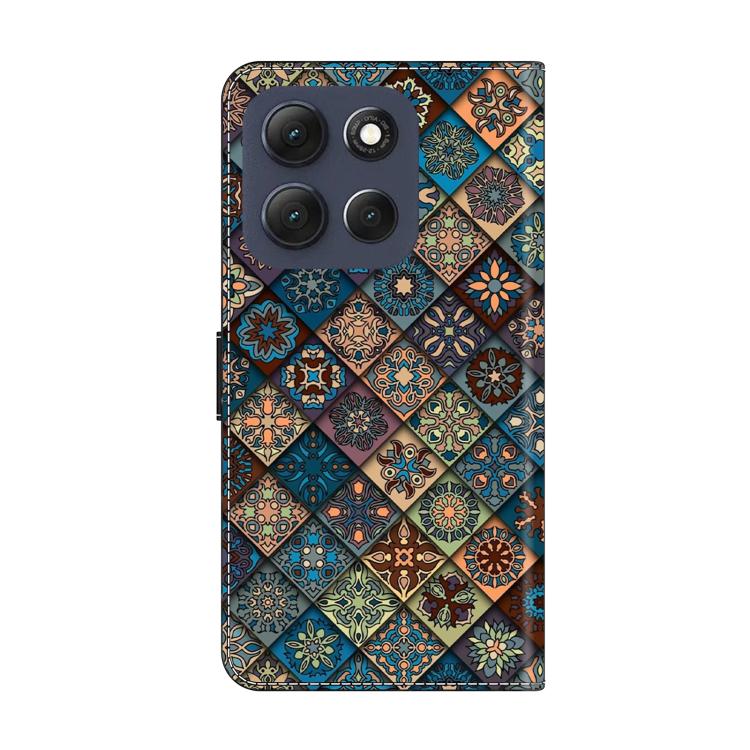 For Motorola Moto G56 5G Crystal-Like Painted Vegan Leather Phone Case