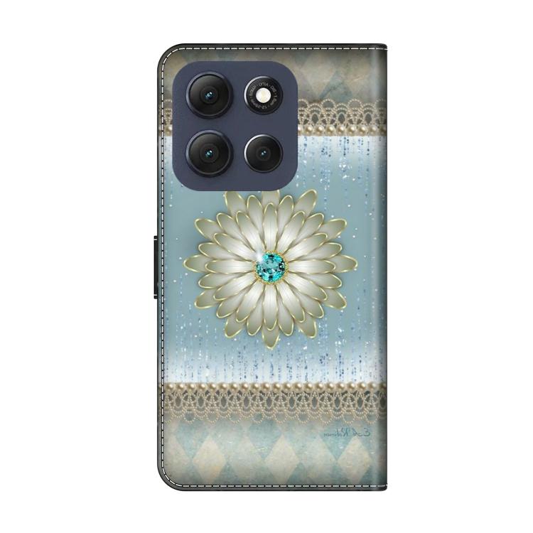 For Motorola Moto G56 5G Crystal-Like Painted Vegan Leather Phone Case