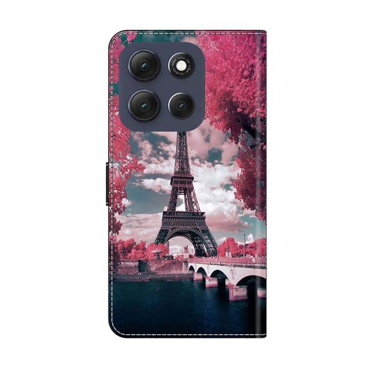 For Motorola Moto G56 5G Crystal-Like Painted Vegan Leather Phone Case