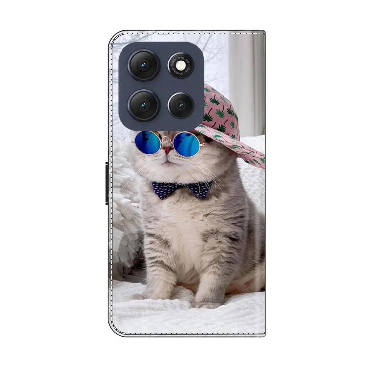 For Motorola Moto G56 5G Crystal-Like Painted Vegan Leather Phone Case
