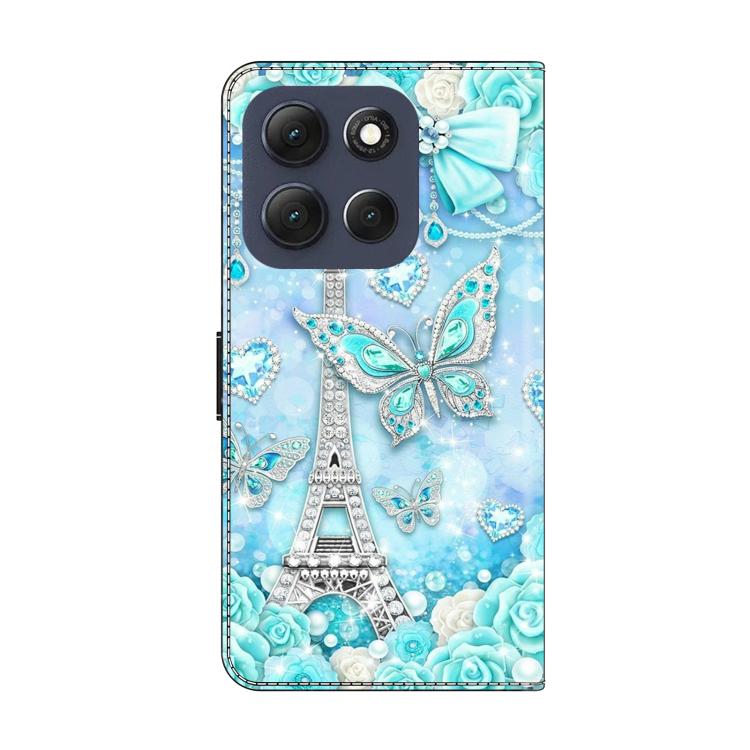 For Motorola Moto G56 5G Crystal-Like Painted Vegan Leather Phone Case