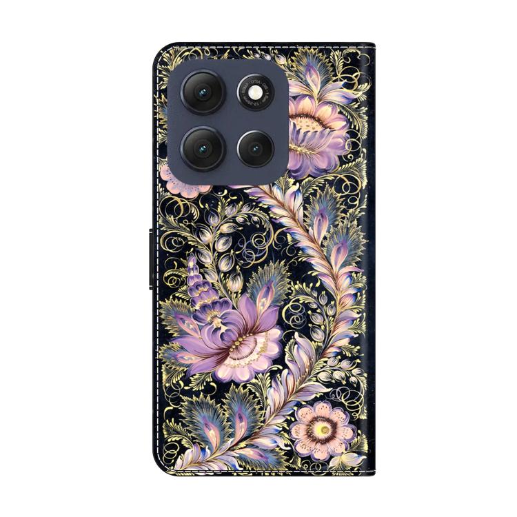 For Motorola Moto G86 5G Crystal-Like Painted Vegan Leather Phone Case