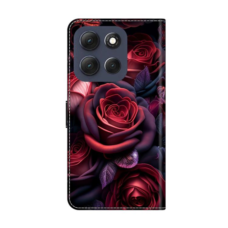 For Motorola Moto G86 5G Crystal-Like Painted Vegan Leather Phone Case