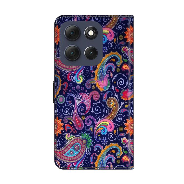 For Motorola Moto G86 5G Crystal-Like Painted Vegan Leather Phone Case