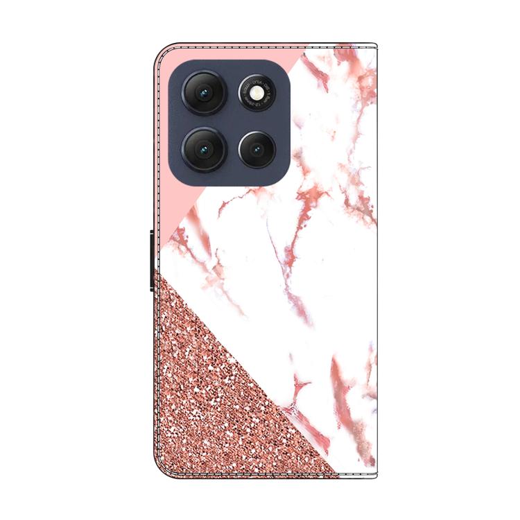 For Motorola Moto G86 5G Crystal-Like Painted Vegan Leather Phone Case