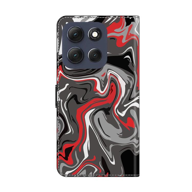 For Motorola Moto G86 5G Crystal-Like Painted Vegan Leather Phone Case