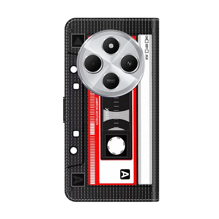 For Redmi 14C 4G Crystal-Like Painted Vegan Leather Phone Case