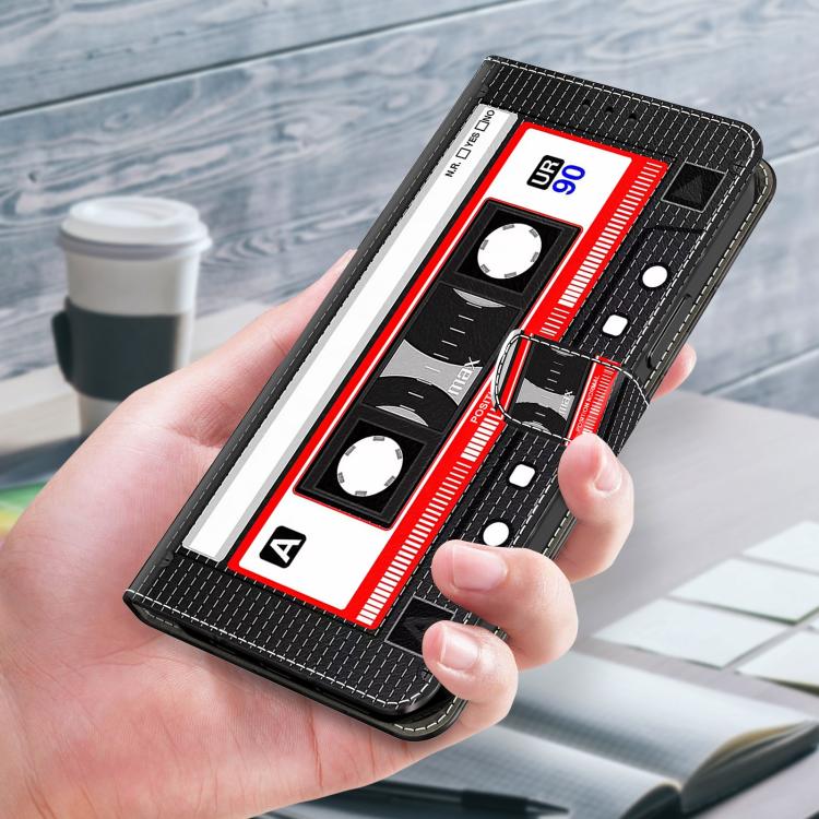 For Redmi 14C 4G Crystal-Like Painted Vegan Leather Phone Case